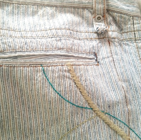 Aziza DB Sport/Boho Cotton Embroidered Pants sz10 - Picture 4 of 8